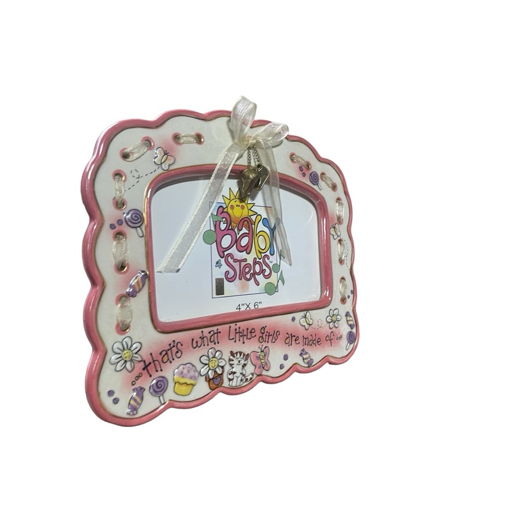Baby Girl Ceramic Picture Frame